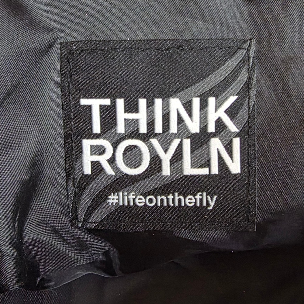 Think Royln Wingman Bag Large Grey Camo Neon Yellow Quilted Puffer Tote  Travel - Picture 3 of 8